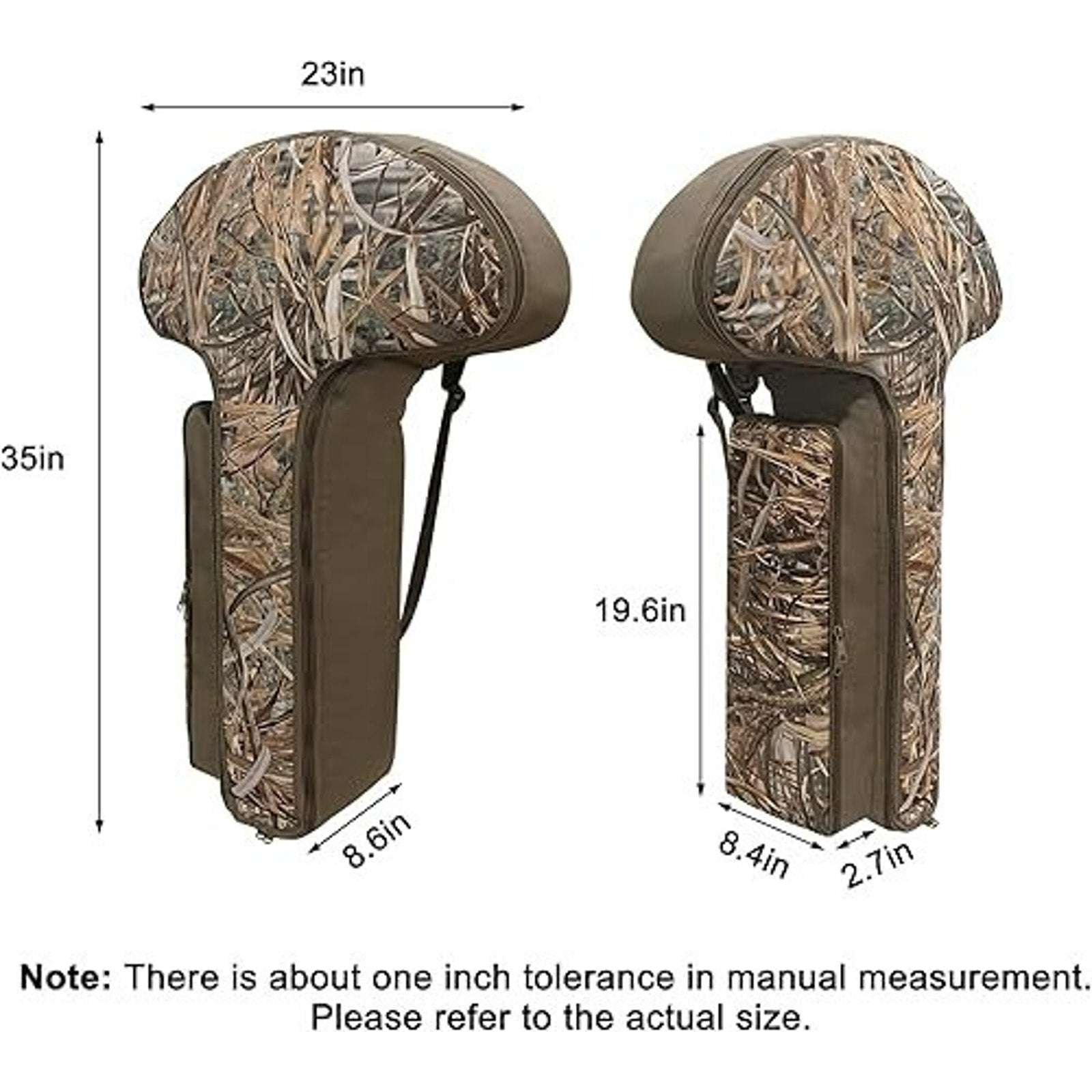 MYDAYS Soft Camo Hunting Backpack Padded Carry Case Bag