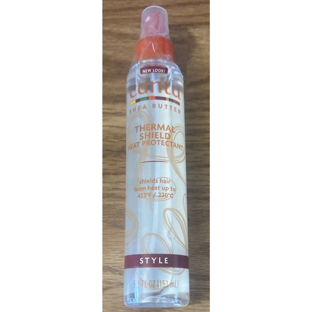 2-PACK CANTU Shea Butter Thermal Shield Hair Heat Protectant, 5.1 fl oz (151 ml)