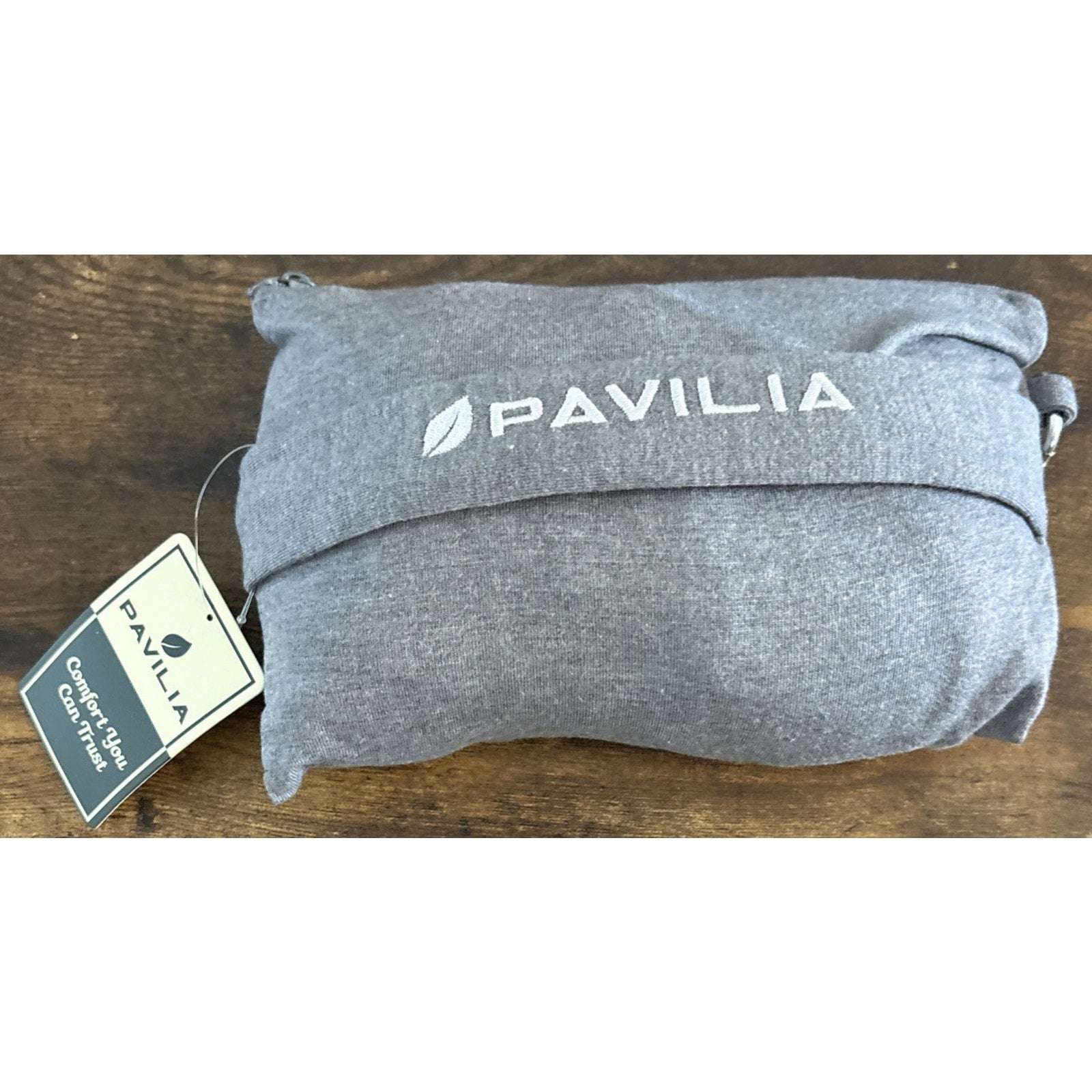 PAVILIA Compact Travel Blanket Pillow Set Airplane Roadtrip Car Flight Plane+