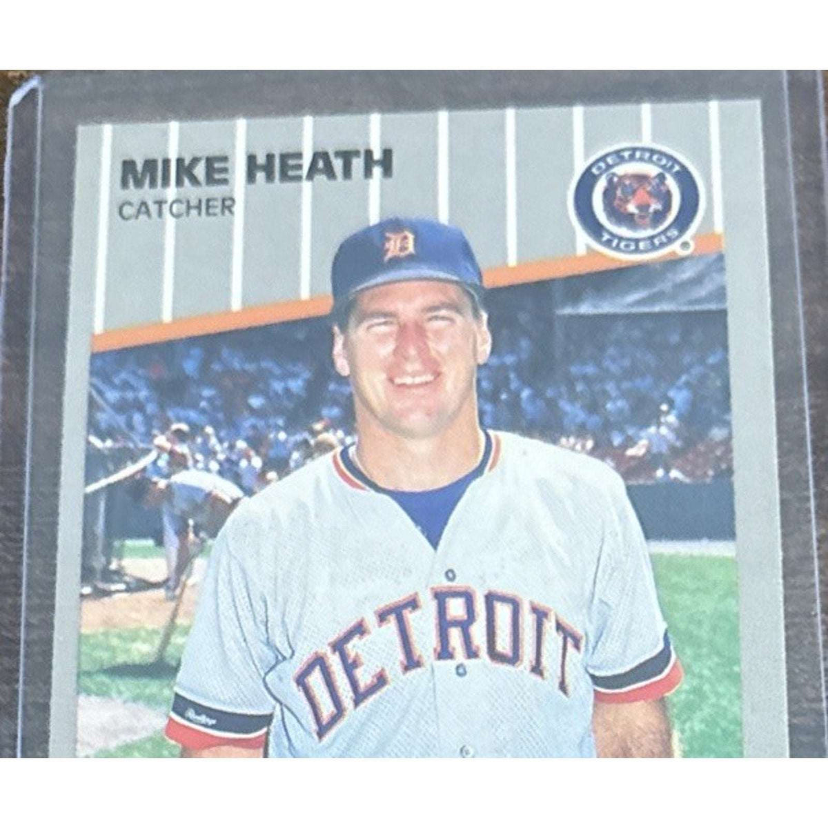 1989 FLEER #132 TOM BROOKENS MIKE HEATH Error Cards - TIGERS - Pack to Sleeve