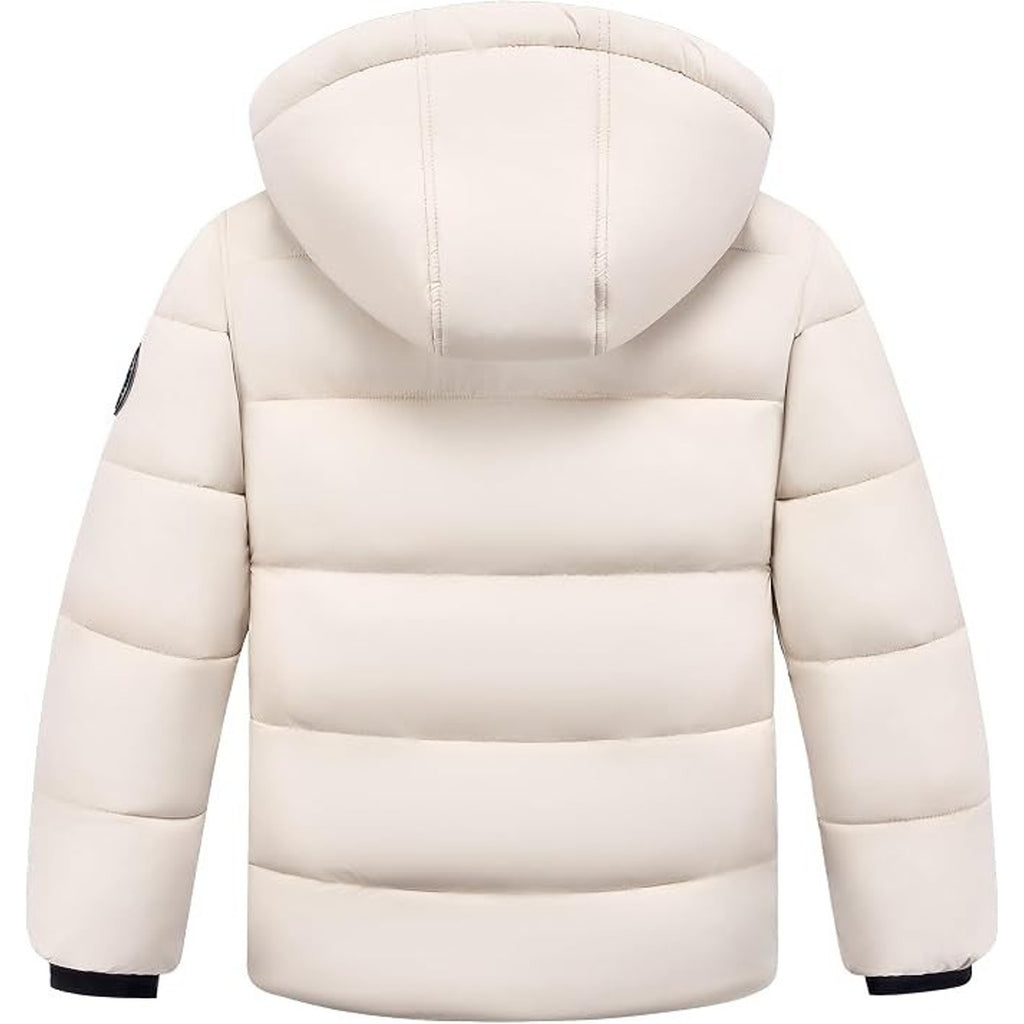 WULFUL Boy's Winter Coat Sherpa Lined Detachable Hat Down Puffer Jacket Sz 15/16
