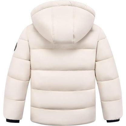 WULFUL Boy's Winter Coat Sherpa Lined Detachable Hat Down Puffer Jacket Sz 15/16