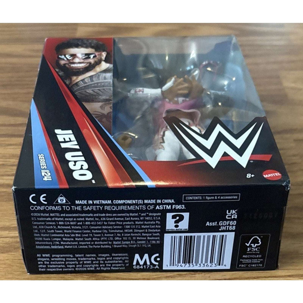 JEY USO - WWE Mattel Elite Collection Series 124 Wrestling Action Figure - NEW