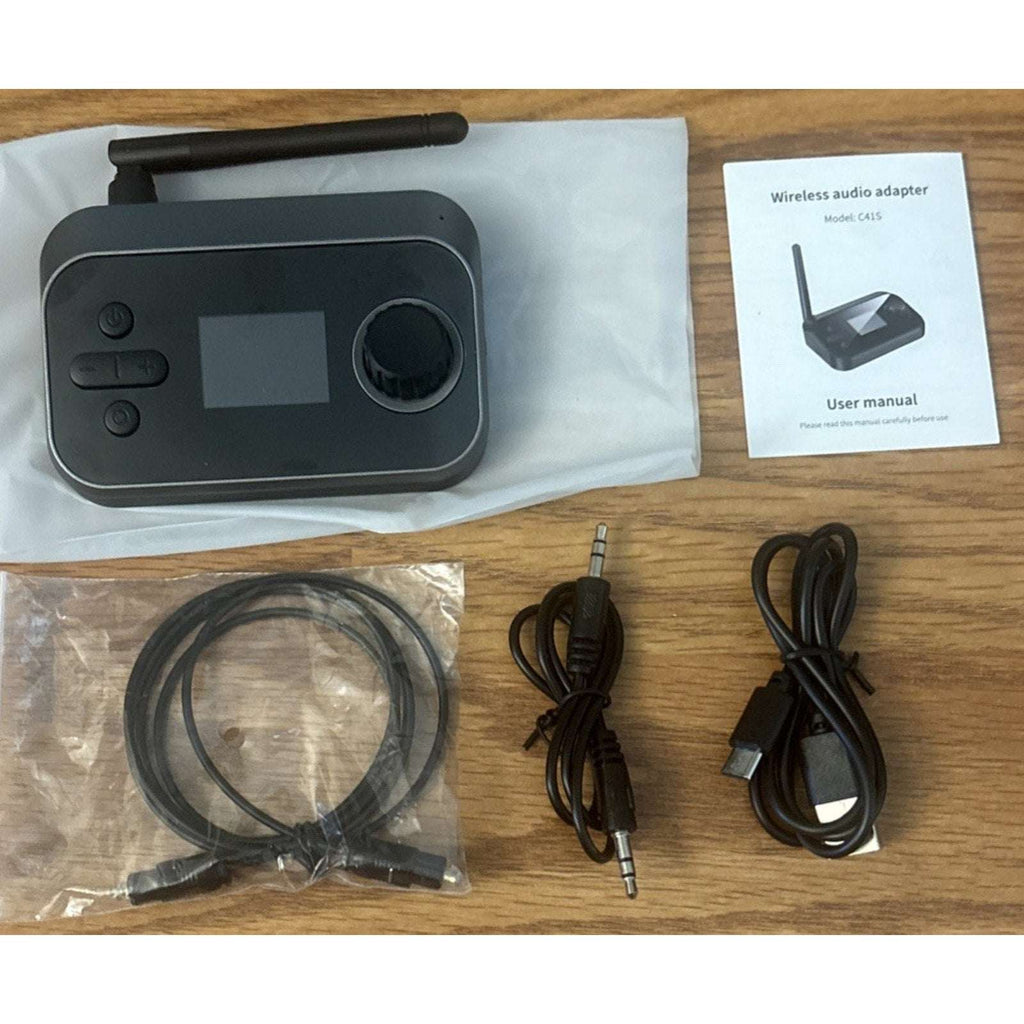 Bluetooth 5.3 Transmitter Receiver For TV Home Stereo Long Range Audio Adapter