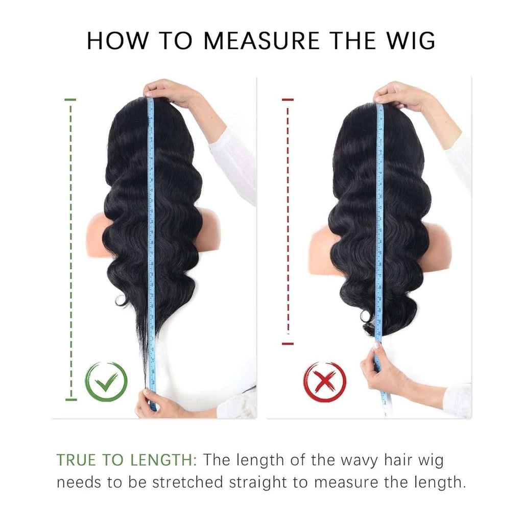 30 Inch Body Wave HD 13x4 Lace Front Wigs Human Hair Pre Plucked 180% Density