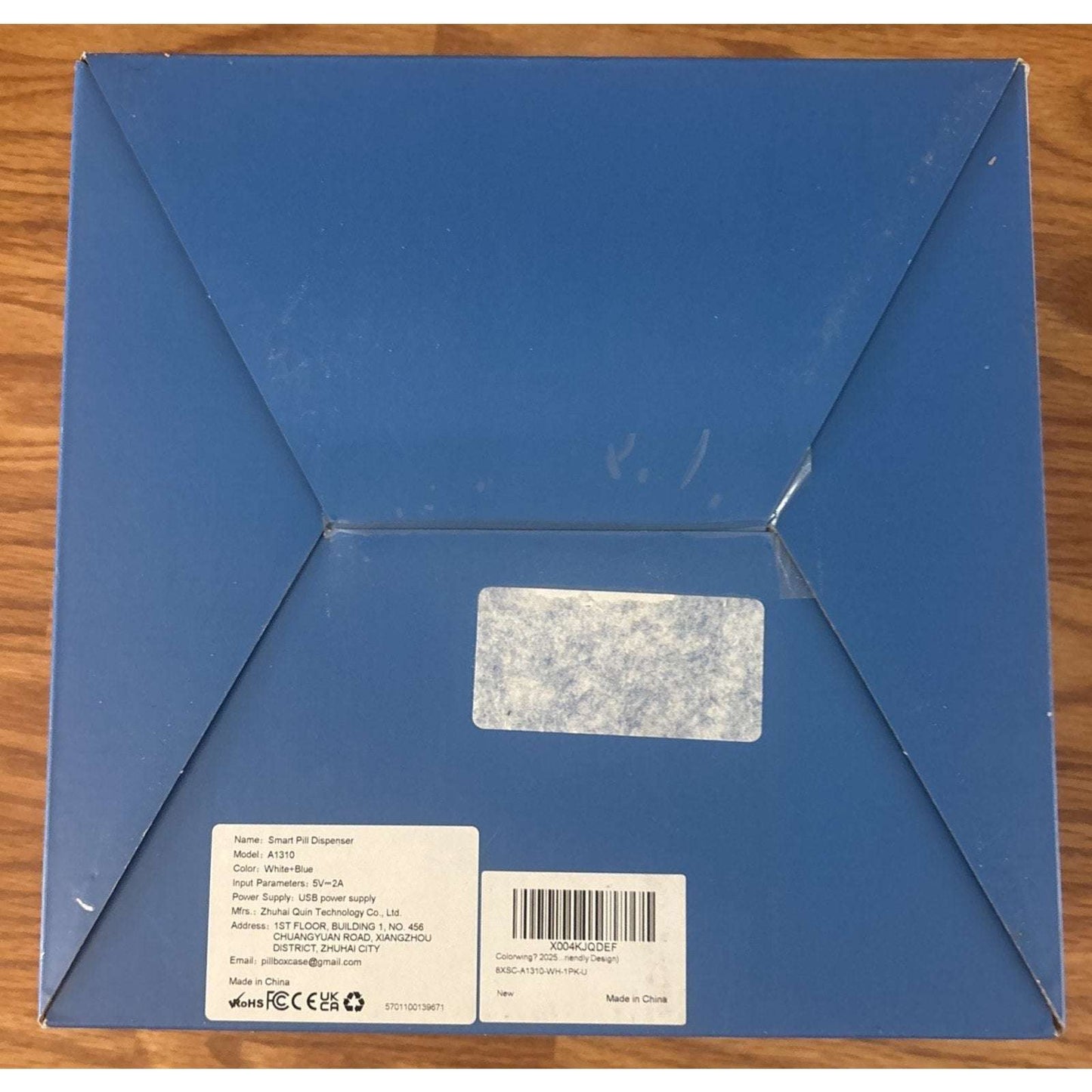 2025 Bluetooth Smart Pill Dispenser 31-Slots, Fingerprint & Mechanical Dual Lock