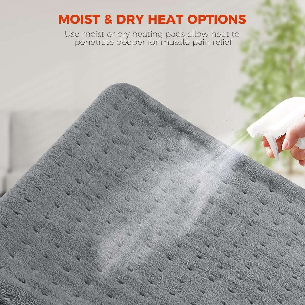 NOWWISH Heating Pad for Back Pain Relief & Cramps, XL 33x17" Moist & Dry Heat