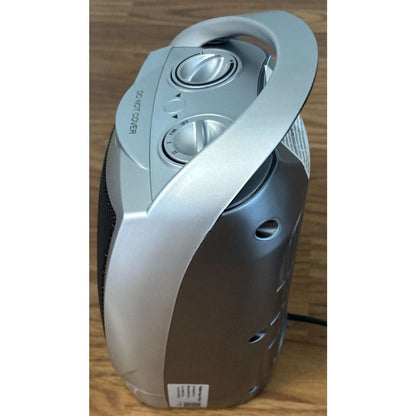 Electric Space Heater Fan w/ Adj Thermostat 1500W Overheat Protection Auto-Off