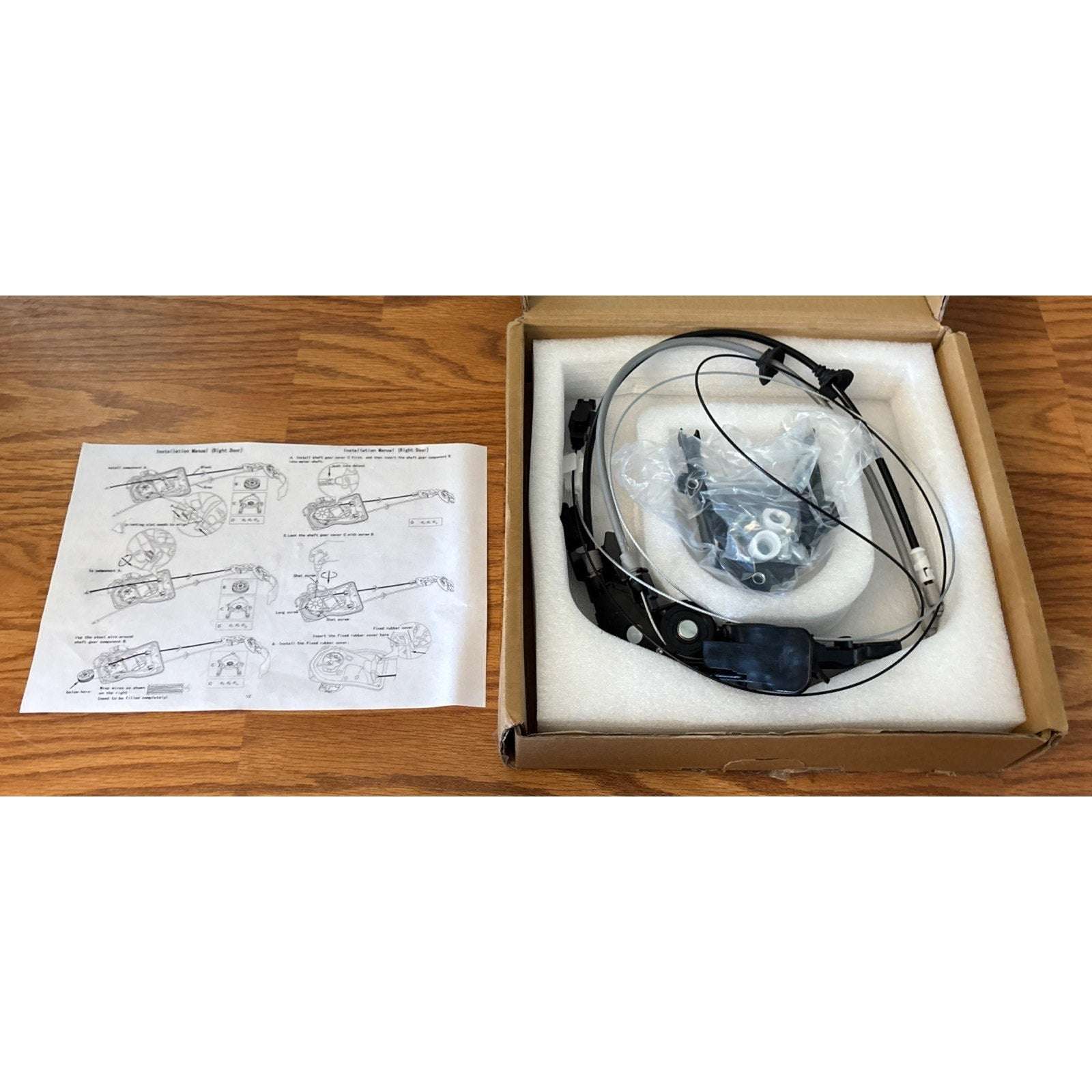 Complete Right Power Sliding Door Cable Kit w/o Motor For 2004-10 Toyota Sienna