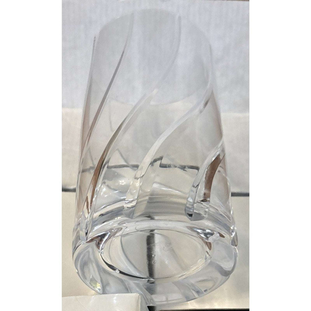 Set of 4 Mikasa Olympus Highball Crystal Glasses 5 3/8 in Boxed NEW Discontinued