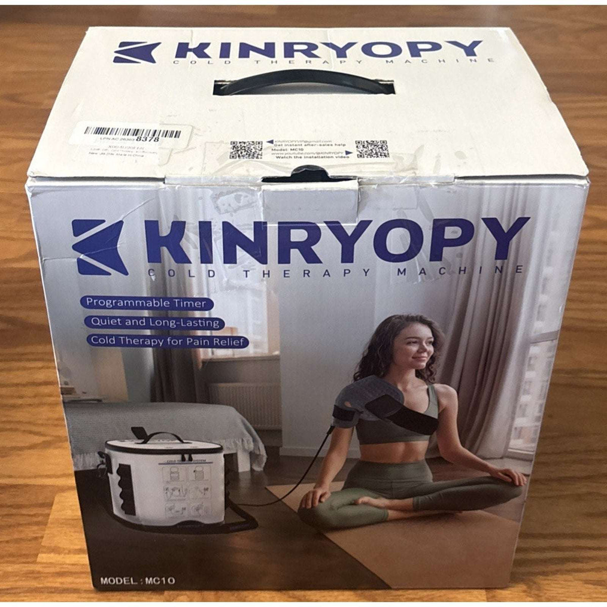 Kinryopy Shoulder Cold Therapy Machine Programmable Timer Portable Ice System