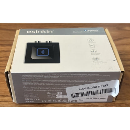 Bluetooth Audio Adapter Wireless Receiver For Home Stereo Music Streaming RCA