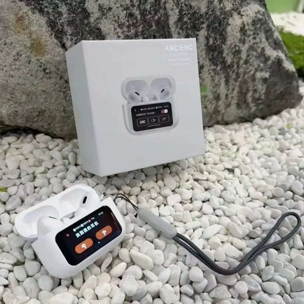 ANC/ENC Double Dark Noise Reduction Wireless Earbuds, Pro 2Y Touch Screen -NEW!