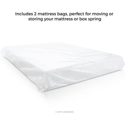 2-Pack King / Cali King Mattress Bag Cover Moving & Storage Linenspa 94" x 96"