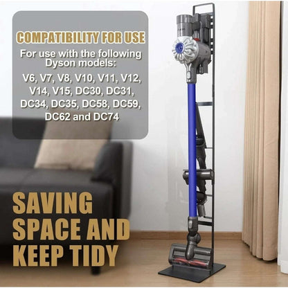 Dyson Sturdy Vacuum & Attachment Stand Holder Organizer Space Saver V8 V15 DC58+
