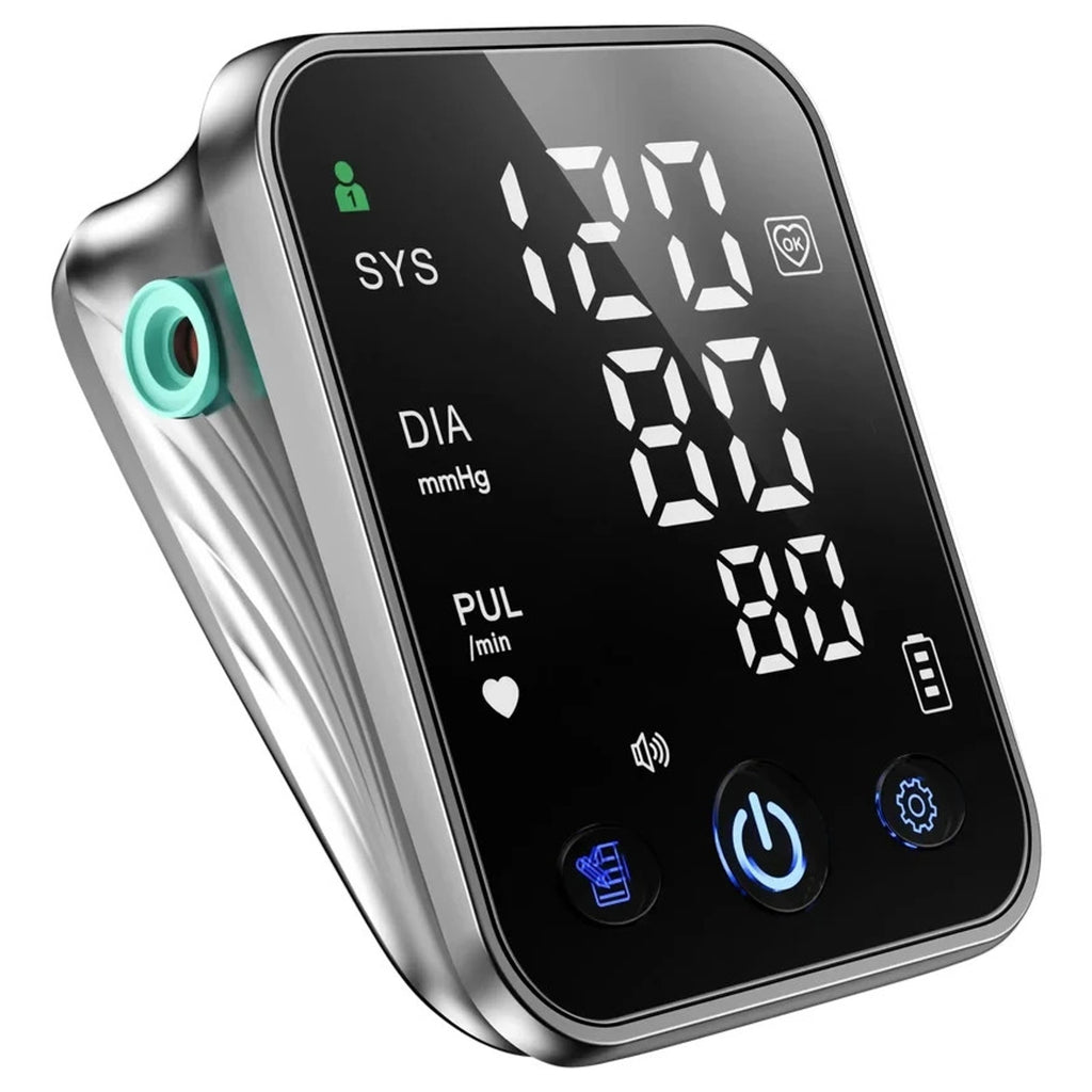 RunStar Smart Blood Pressure Monitor w/ 8.6"-16.5" Upper Arm BP Cuff, Dual Users