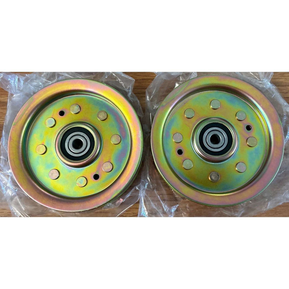2 Pack Idler Pulley 4.25 Inch Heavy Duty For Cub Cadet 50" RZT50 Mower 75604129B