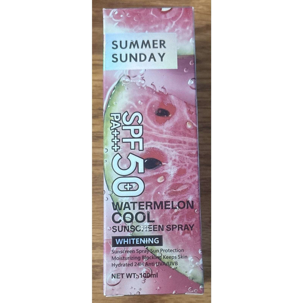 Pagevine Summer Sunday SPF 50 Watermelon Cool Moisturizing Sunscreen Spray