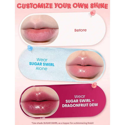 PageVine Hydra Jelly Pocket Lip Jam SUGAR SWIRL Lip Gloss w/ Built in Applicator