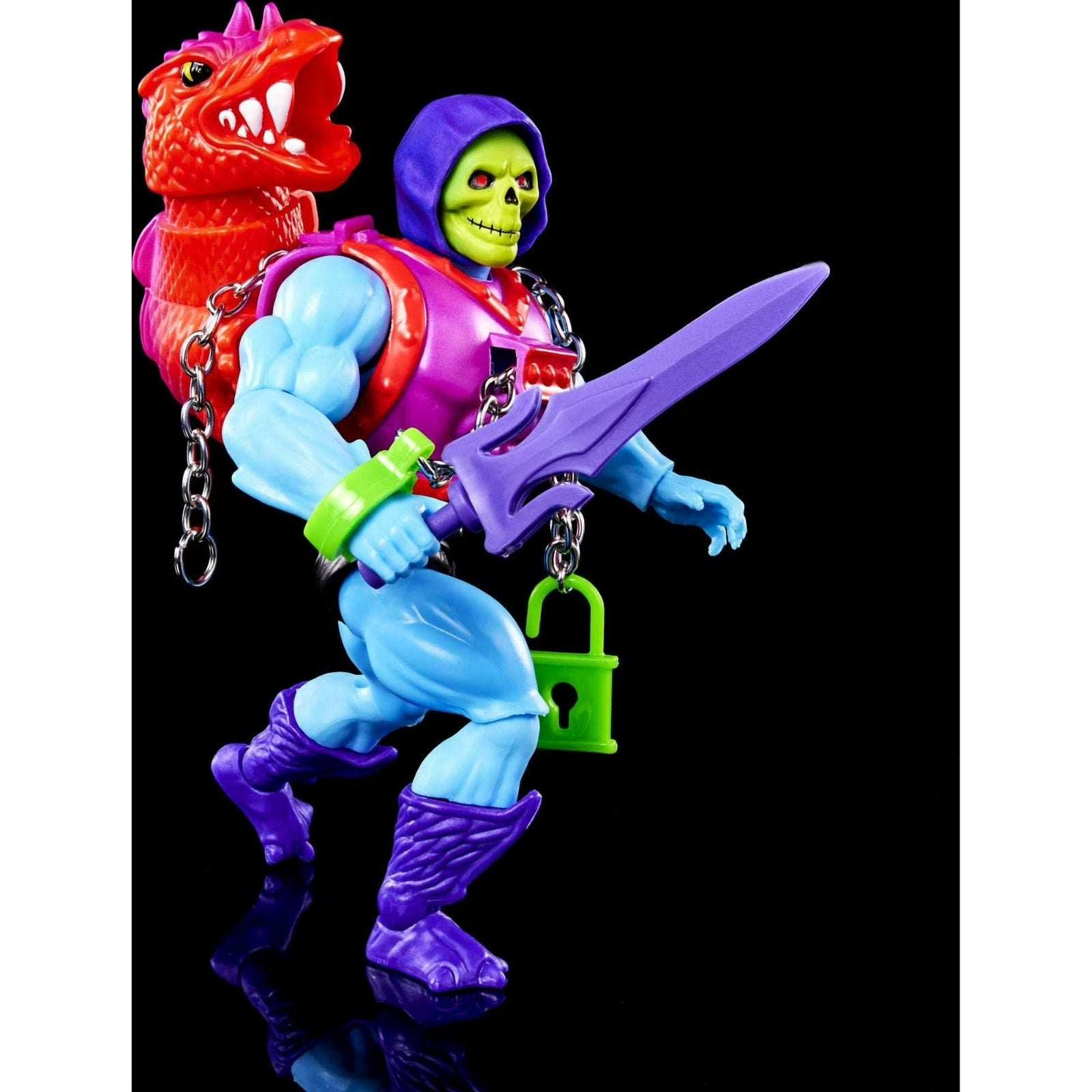 Masters of the Universe Deluxe Dragon Blaster Skeletor 2022 w/ Spraying Dragon