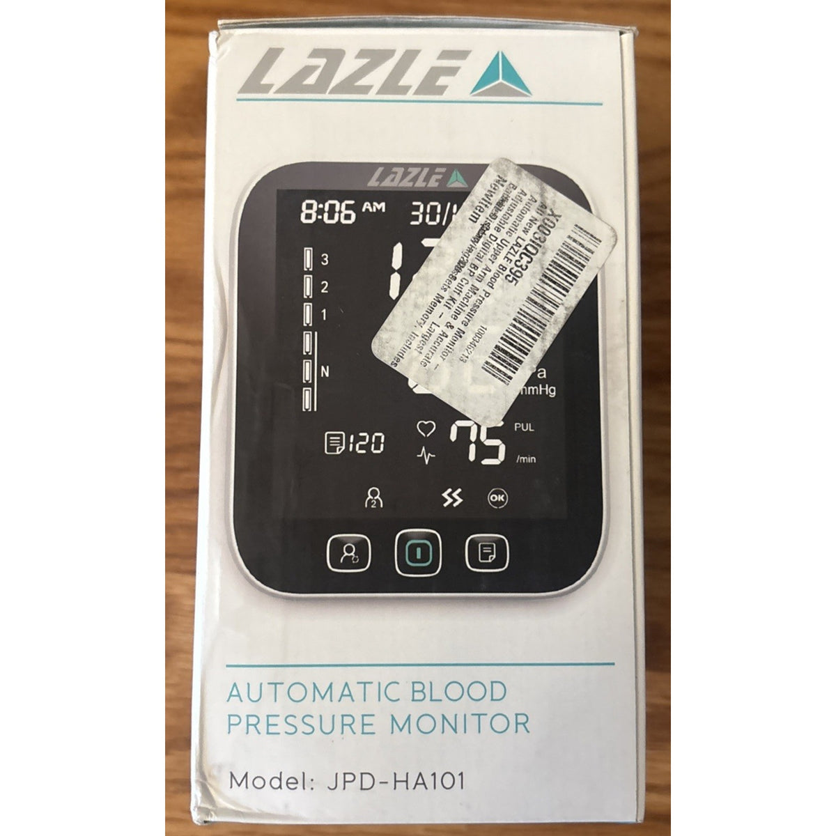 LAZLE Automatic Blood Pressure Monitor & Upper Arm Cuff w/ Advanced Accuracy NEW