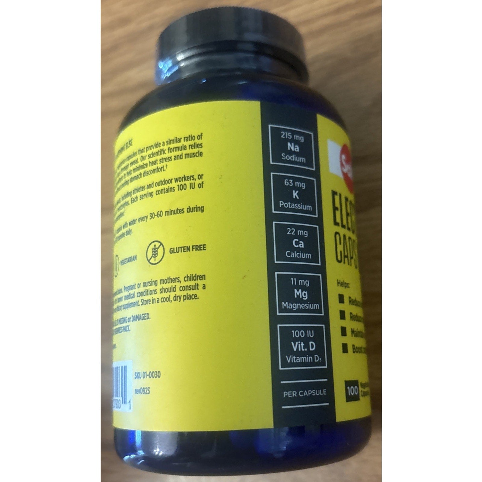 SaltStick Electrolyte Caps Buffered Electrolyte Salts 100ct 06/27 New Sealed