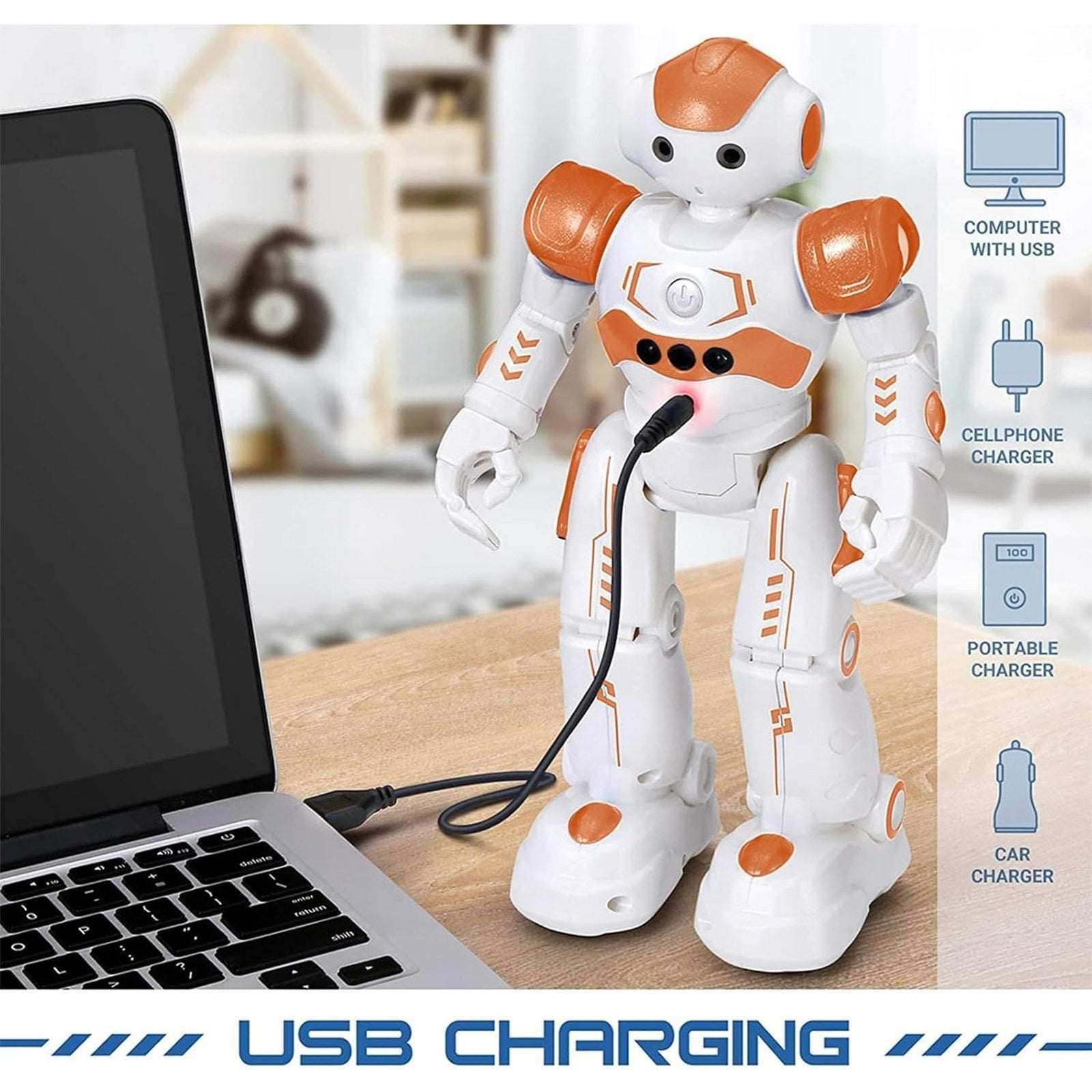 KingsDragon RC Smart Robot, Air Gesture & Sensing Programmable Remote Dance Walk