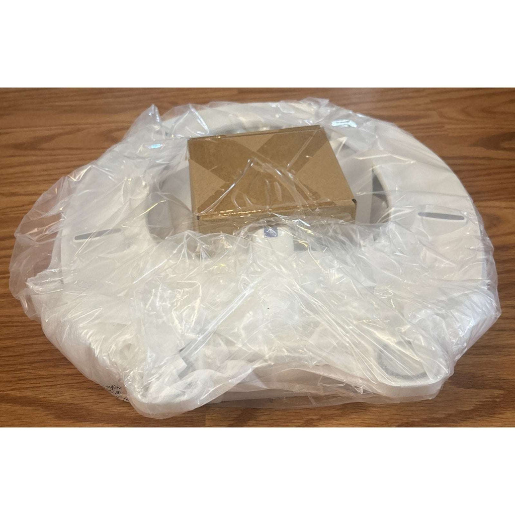 Clirass Round Bidet Toilet Seat with Quiet-Close Lid Non-Electric Dual Nozzle