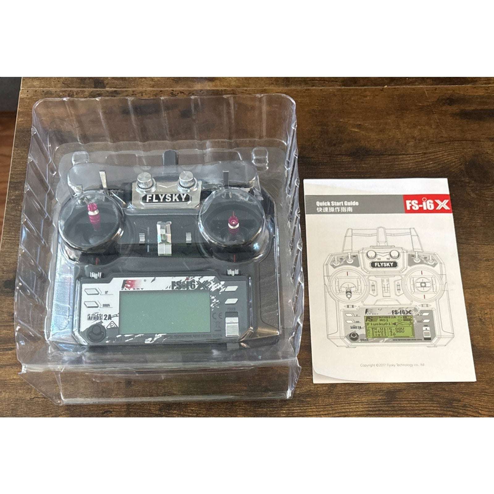 Flysky FS-i6X 2.4G 10CH RC Transmitter with FS-iA10B Receiver for RC Drone Plane