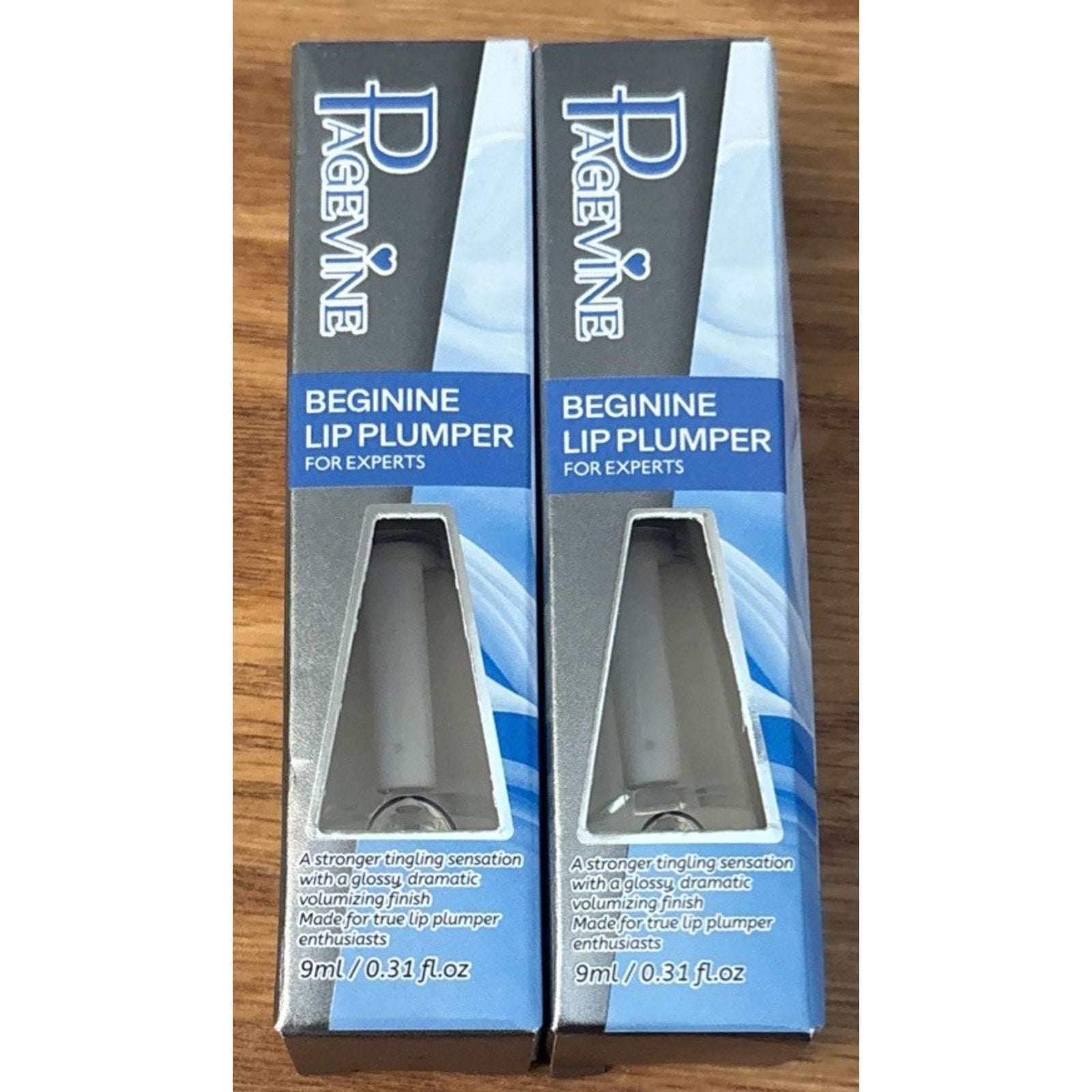 Page Vine Beginner Clear Gloss Lip Plumper Exfoliating Lip Oil Exp 11/2030