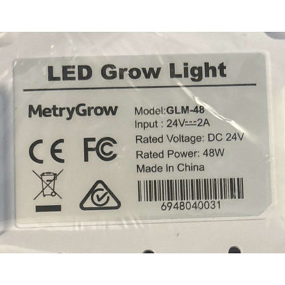 Full Spectrum Indoor Plant Grow Light Smart APP Control Expansive 2x2ft Coverage