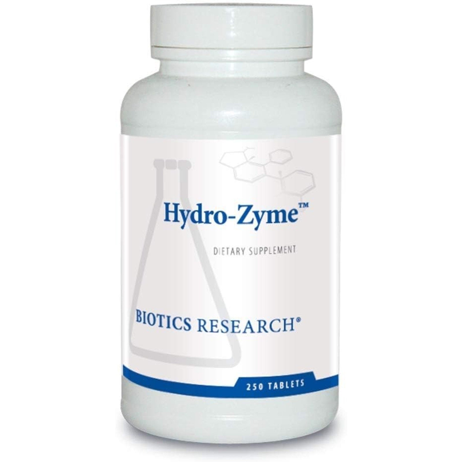 250 Tabs Biotics Research Hydro-Zyme Betaine Hydrochloride HCL Gut Hydrozyme