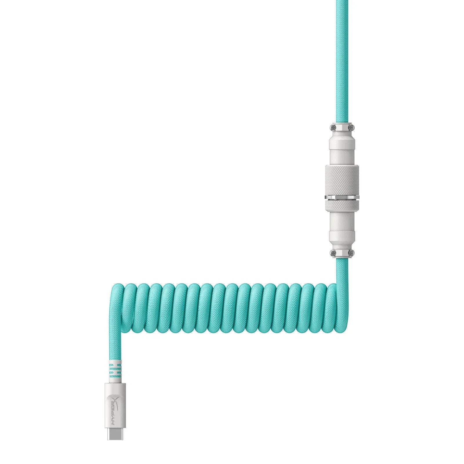 HyperX Coiled USB-C to USB-A Mechanical Keyboard Cable w/ Aviator - Light Green
