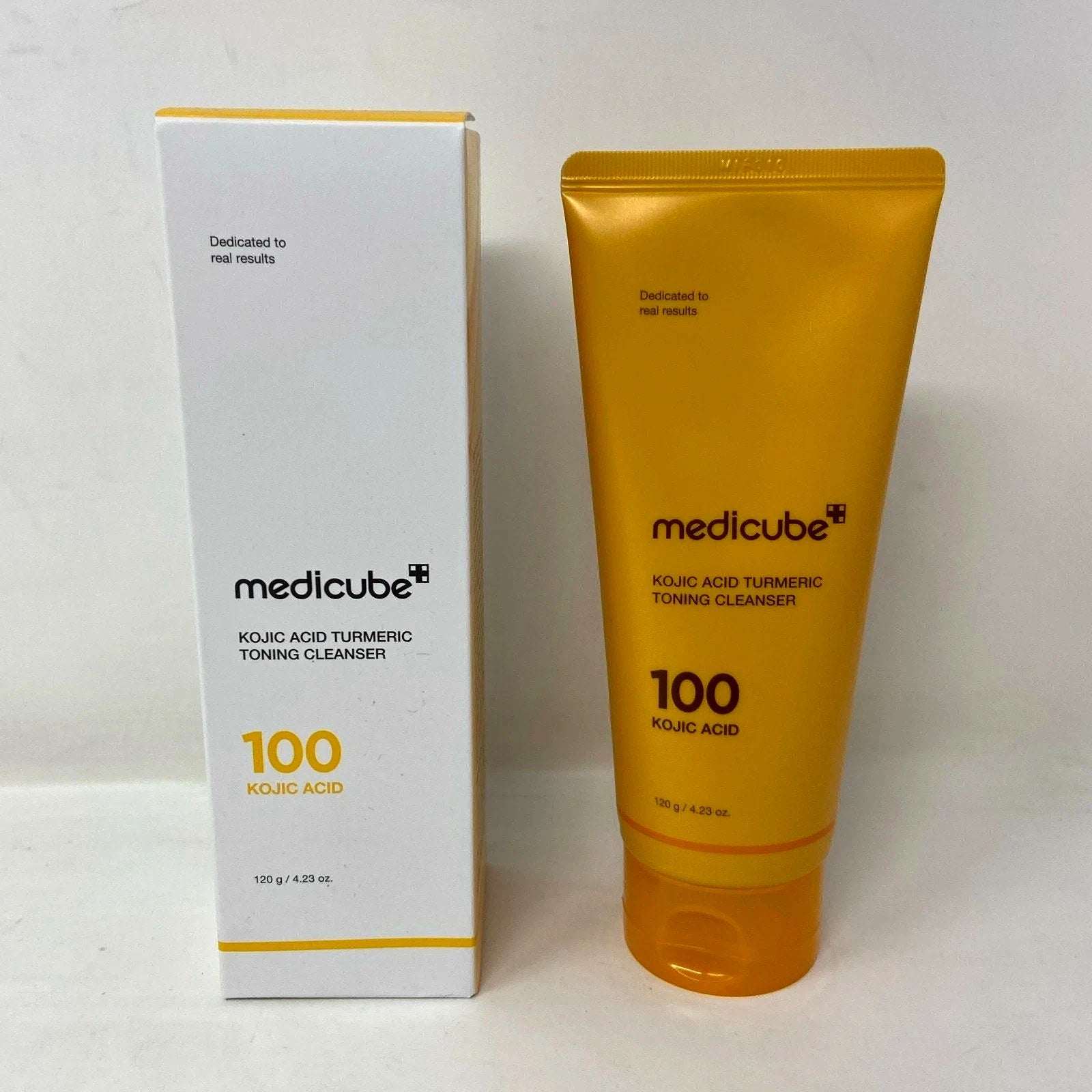 MEDICUBE Kojic Acid Turmeric Toning Cleanser, 4.23 oz New/Sealed EXP 12/2027