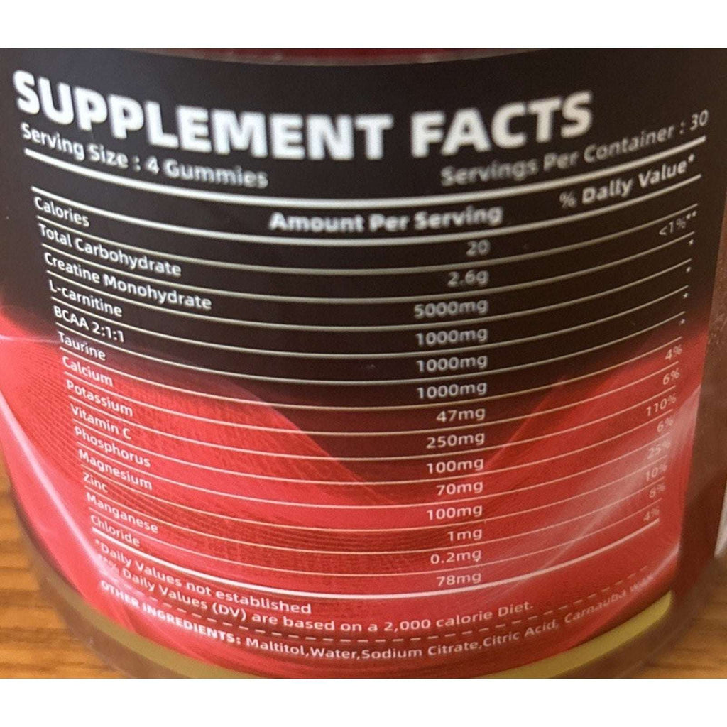 2x Happyummmm Creatine Monohydrate Gummies 5g & 5000MG Variety Pack Exp 6/27