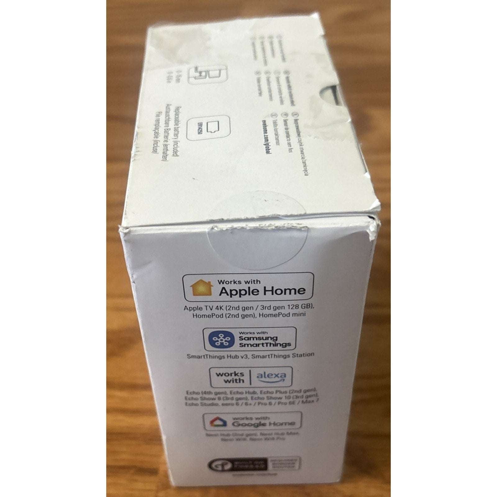 Eve Door & Window (Matter) Smart Contact Sensor 20EBN9901 For Apple Home, Google