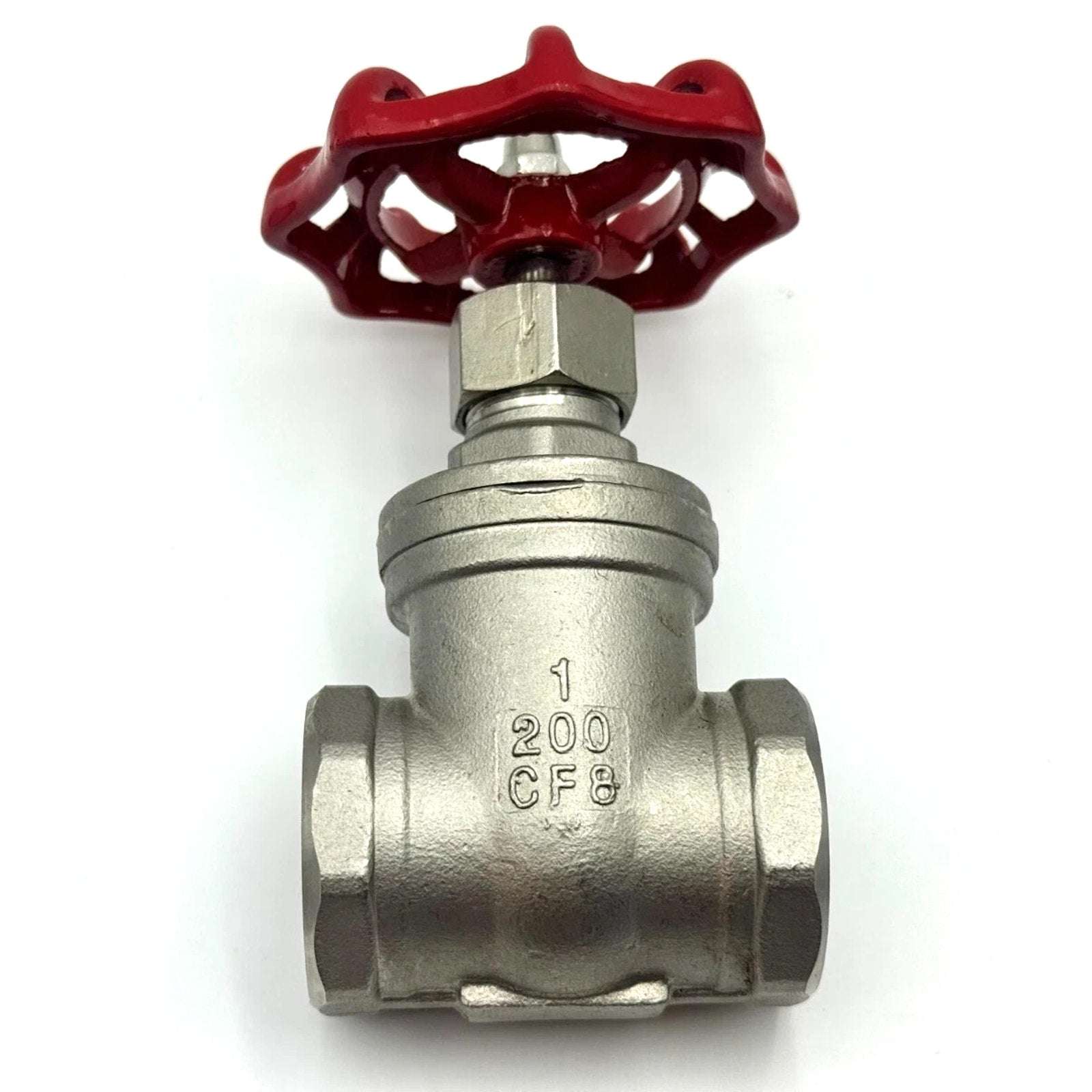 1" NPT Stainless Steel Gate Shut Off Valve Water Oil Gas Plumbing & HVAC Systems