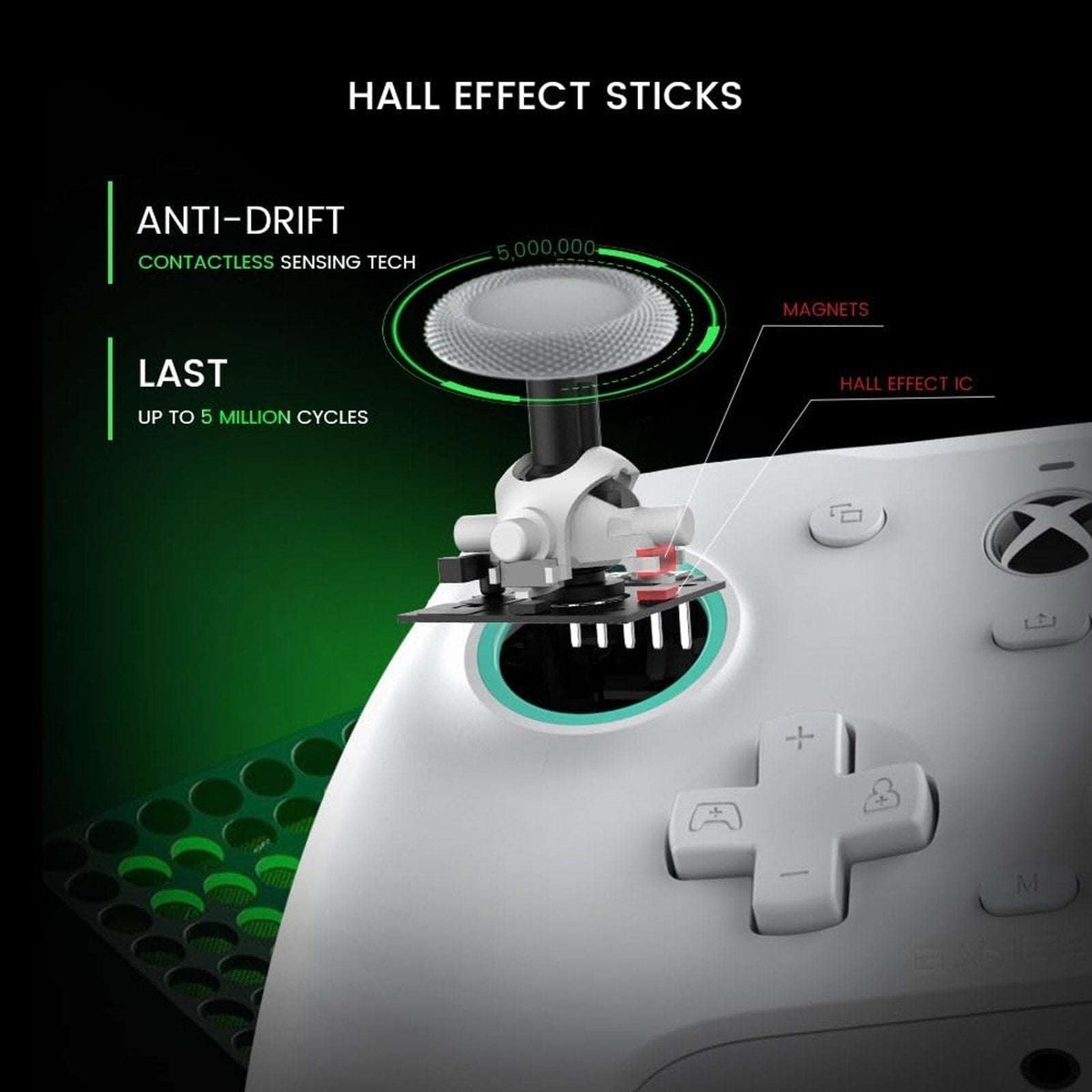 GameSir G7 SE Wired Controller for Xbox Series X|S, One & PC White NEW Open Box