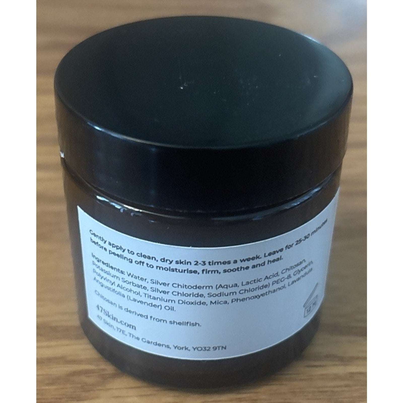 47 Skin Silver Mask, Anti-Blemish and Scar Repair w/ Silver Chitoderm, 2 fl oz.