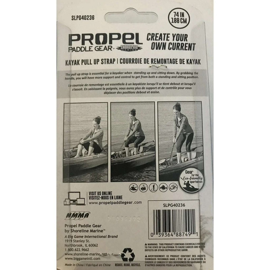 Propel Paddle Gear by Shoreline KAYAK Canoe Stand Up / Sit Down Assist Strap