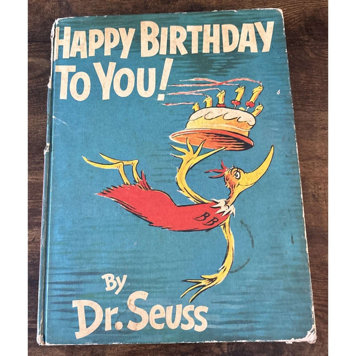 Dr Seuss "Happy Birthday To You" Large Hardcover Book 1959 True First Edition