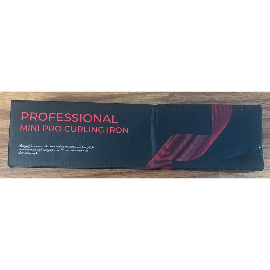 Mini Travel Curling Iron 1" 100~240V Dual Voltage, 30S Heat-Up, 3 Temp Settings