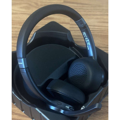 TECKNET Wireless Rechargeable Bluetooth Headset w/ Noise Cancellation TK-HS012