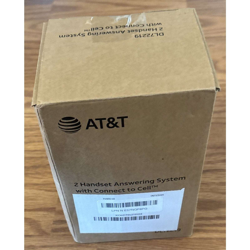 AT&T DL72219 Expandable 2 Handset Cordless Phone Answering Sys w Connect to Cell