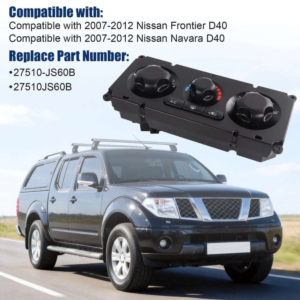 27510JS60B A/C Control Switch Heater Panel For Nissan Frontier Navara D40 07-12