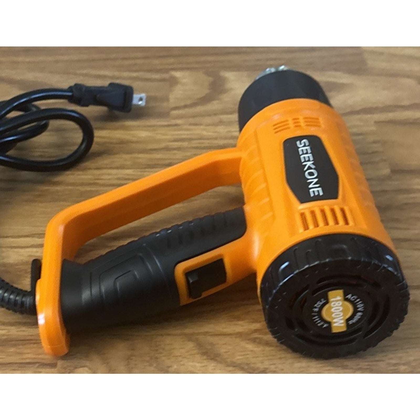 1800W Heavy Duty Heat Gun Fast Heat 752℉ & 1112℉ Dual-Temperature & 4 Nozzles