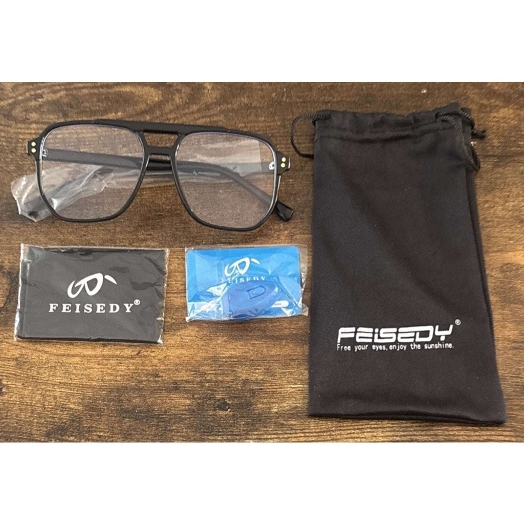Blue Light Blocking Glasses Fake Nerd Clear Square Computer Lightweight Oversize