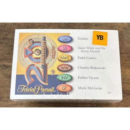 Trivial Pursuit 20th Anniversary Edition Deck of 200 YB Trivia Cards Sealed New
