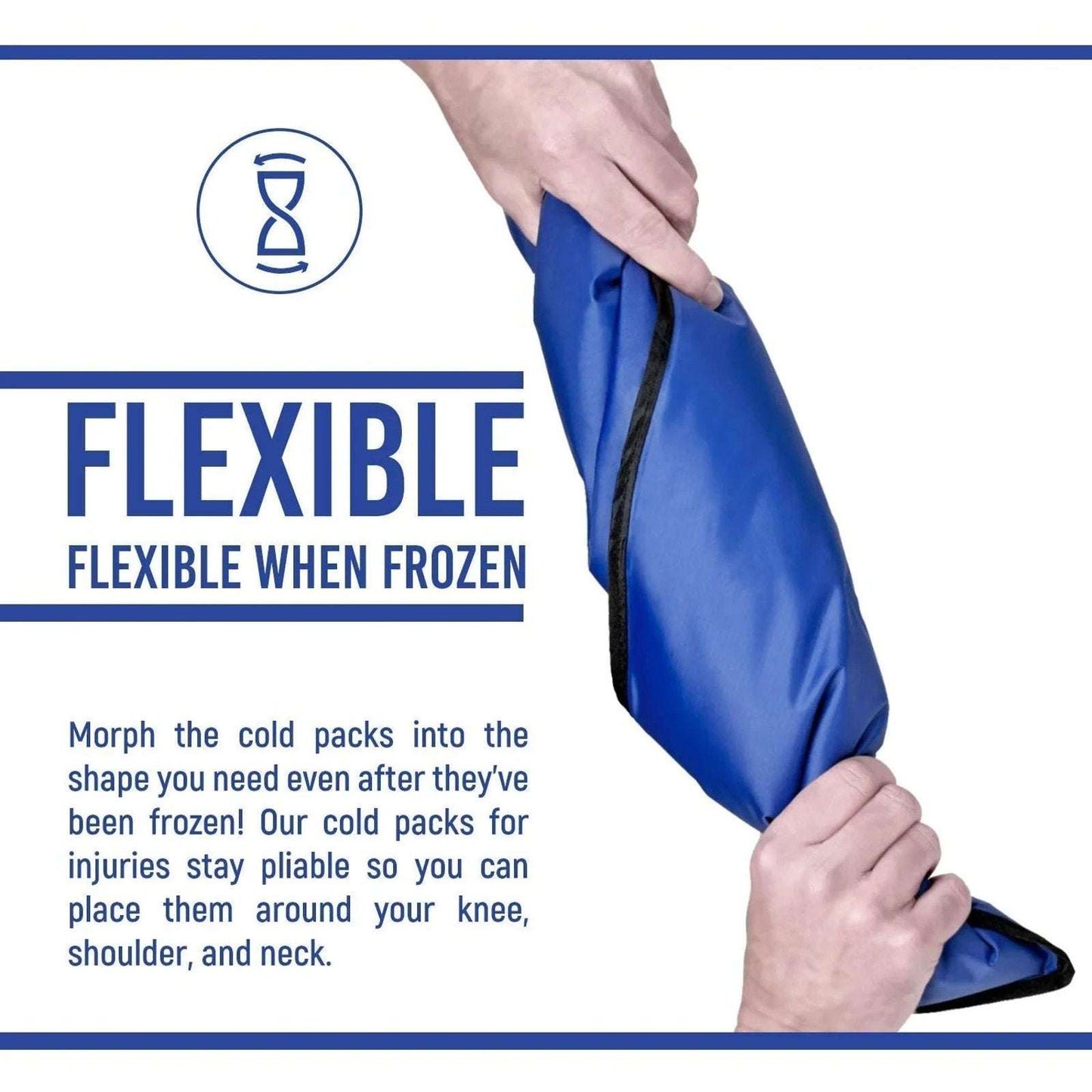 Rester's Choice Reusable Gel Ice Pack for Hot & Cold Therapy 11x14.5" Flexible