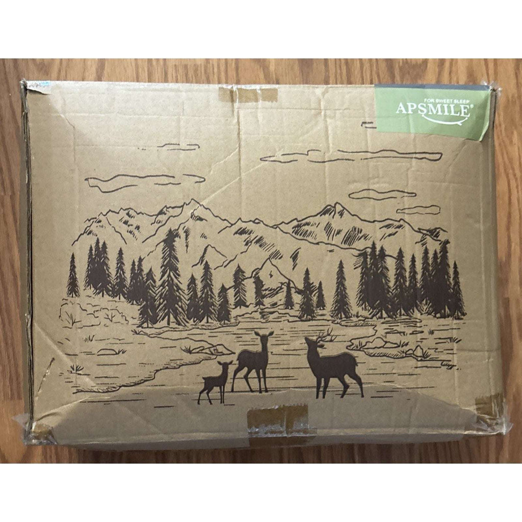Hotel Quality Down-Alternative Comforter by APSMILE Navy/Gray Duvet Insert King
